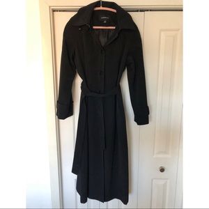 Rain trench coat with hood